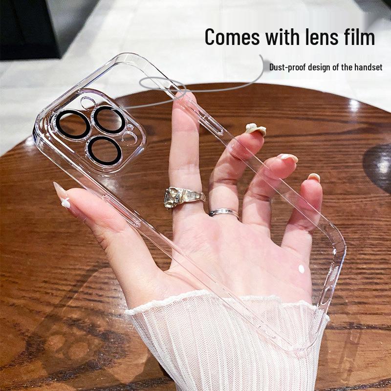 

2023 Apple 16 Pro Max/iPhone 15 Premium Transparent Hard Shell Case iPhone 14 Plus