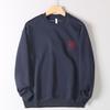 American-Style Casual Indian Embroidered Round-Neck Pullover Sweatshirt, Export Surplus Vintage Loose Long-Sleeve Jacket for Men