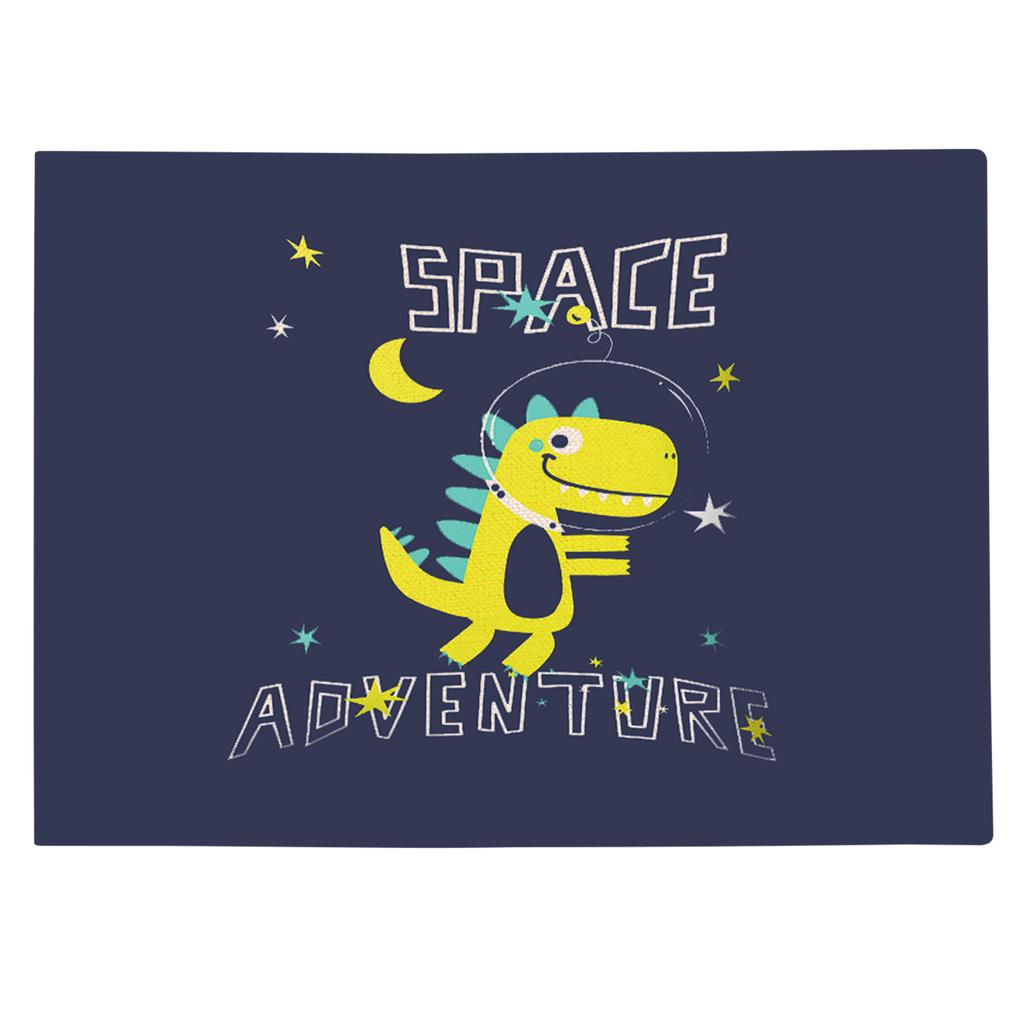 Dinosaur Placemat for Table Cartoon Animal Dining Placemats For Children Kids Funny Tableware Kitchen Table Mat Coaster Cover