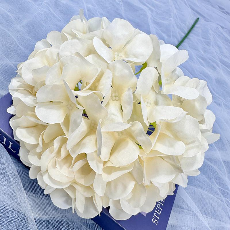 Multi Colored Simulated Hydrangeamacrophylla Artificial Bouquet For Decor Indoor