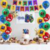 Friends Rainbow Theme Birthday Party Supplies Balloon Banner Cake Toppers Decor