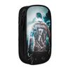 CR7 Black Double-Layer Student Pencil Case