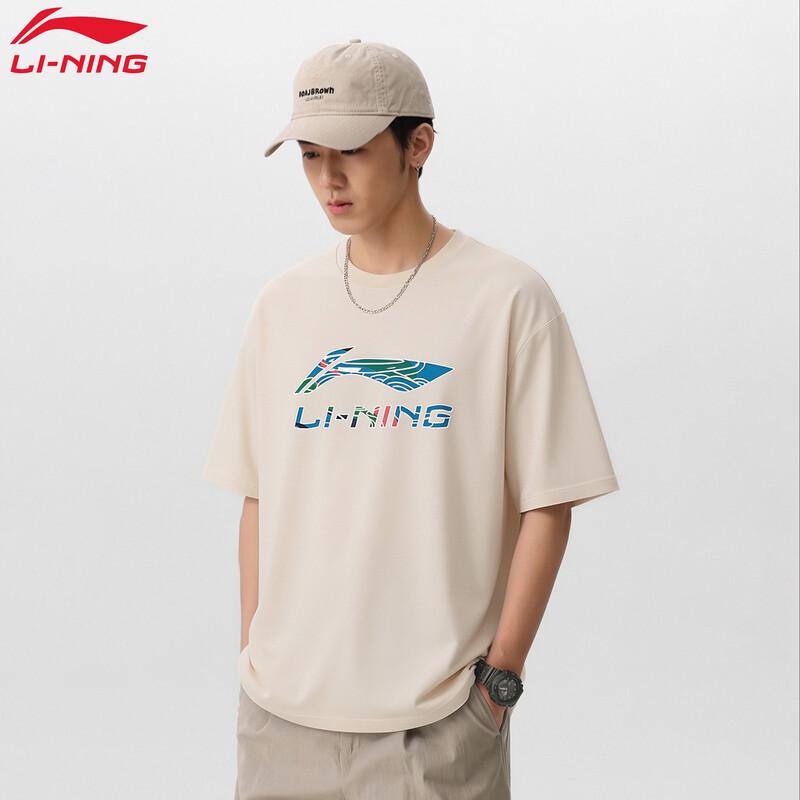 LI-NING Men's Sports Lifestyle Breathable Short-Sleeve T-Shirt