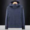 Autumn and Winter Outdoor Mountaineering Fleece Casual Sports Loose Stand-up Collar Double-sided Men's Jacket Trendy Windproof
