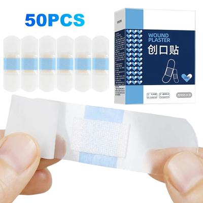 50pcs Baby Bandage Waterproof Breathable Adhesive Plaster Hemostasis Wound Sticker Dressing Band Aid Banditas for Children