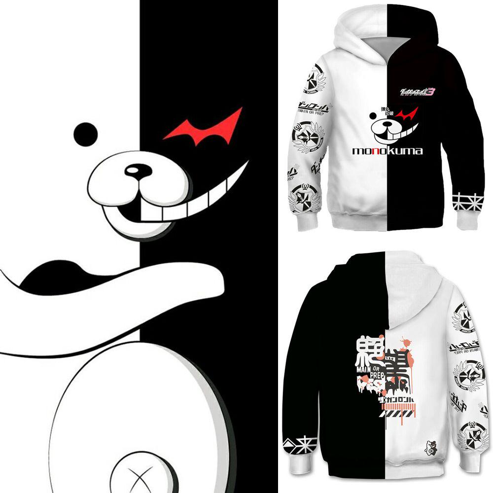 View Anime Boy Monokuma Hoodie Pics