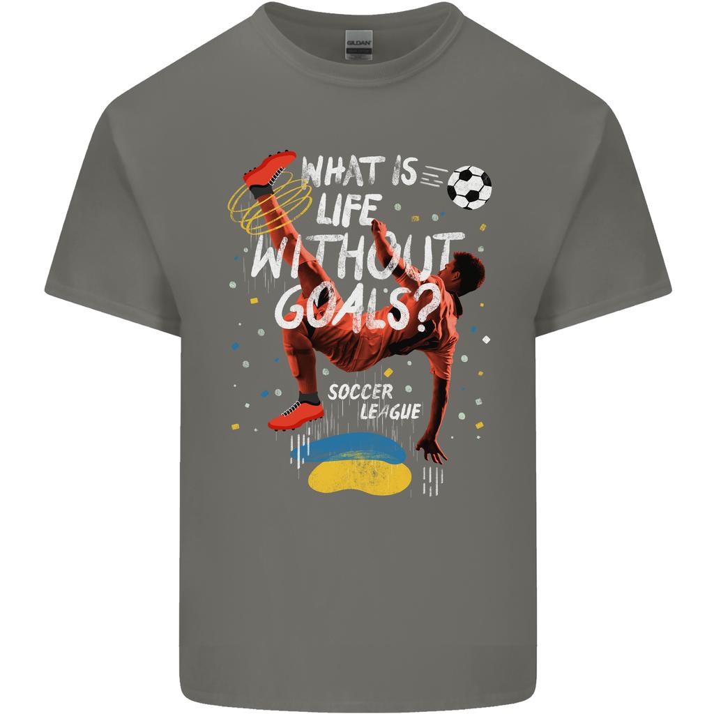 Life Without Goal Football Quote Funny Unisexs Light Cotton TShirt