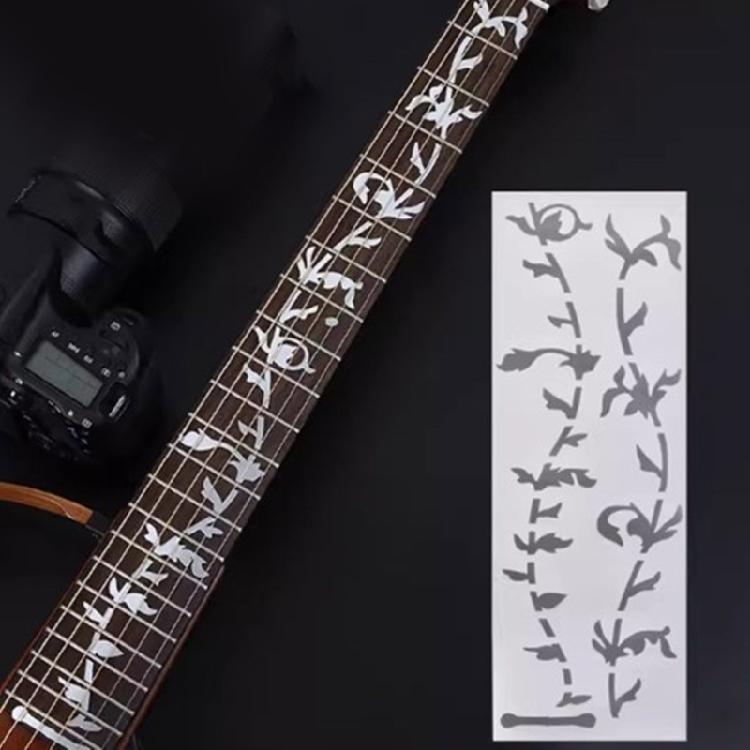 Professional Grade Fretboard Decal Nonslip Adhesive Material Artistic Tree For Frequent Performer Usage