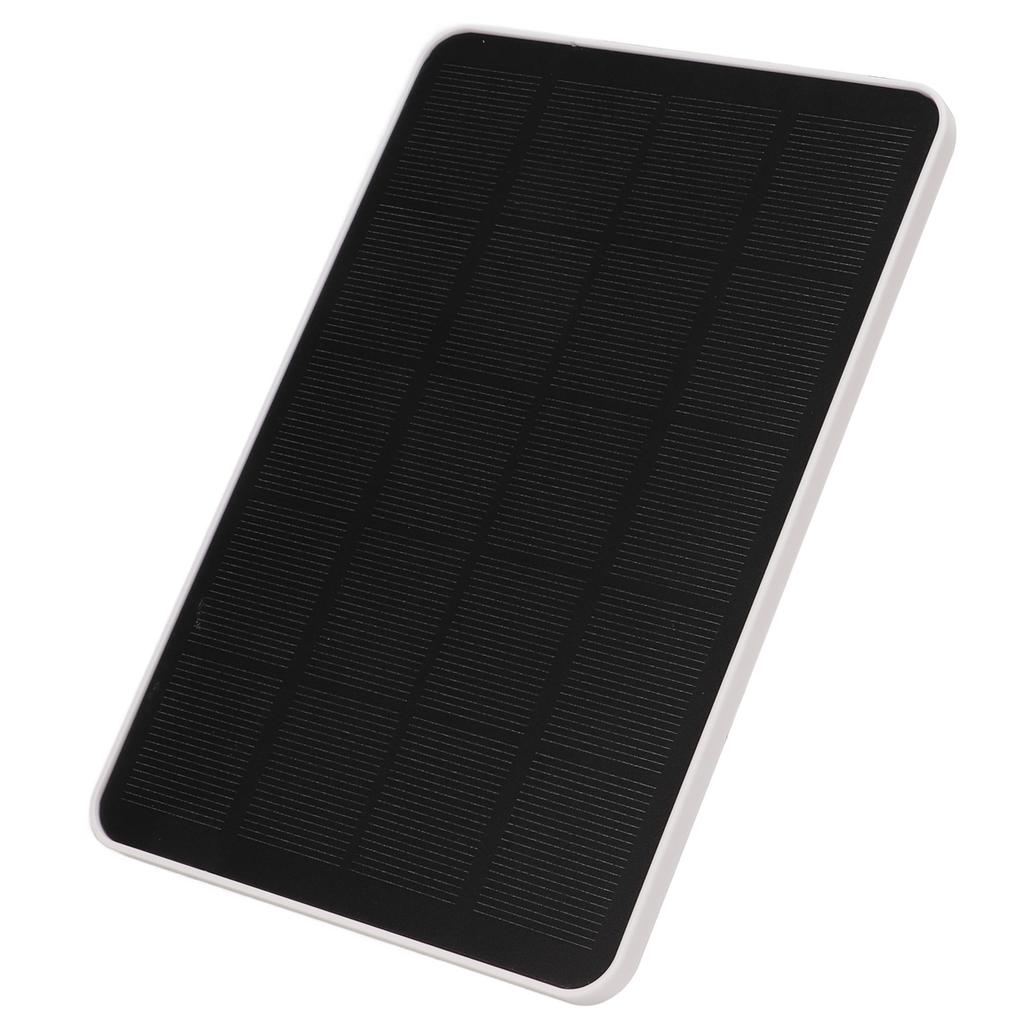 Solar Charging Panel Monocrystalline Silicon 4W 5V with Charging Cable for Outdoor Surveillance Camera