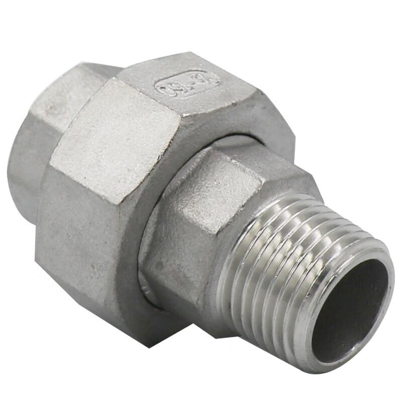 Bing Yu 304 Stainless Steel Threaded Union Pipe Fitting