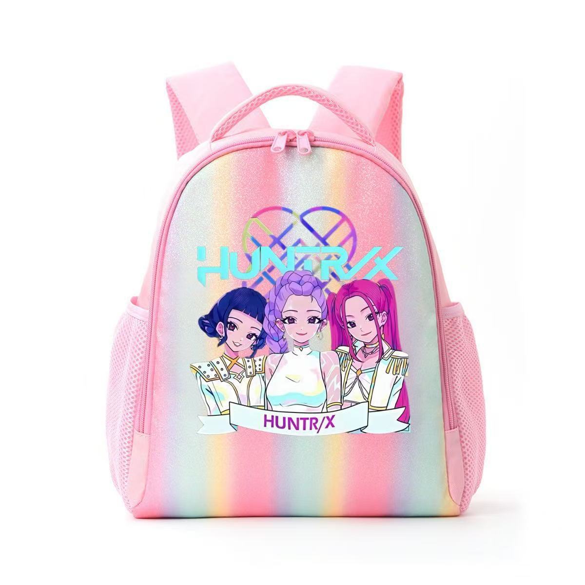 Witch Hunters Children S Backpack Elementary School Student Rainbow School Bag Children S Backpack Travel Lightweight Casual Backpack