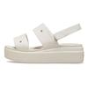 Bequeme Vielseitige Strandsandalen Damensandalen Weiß Grau 210676-160