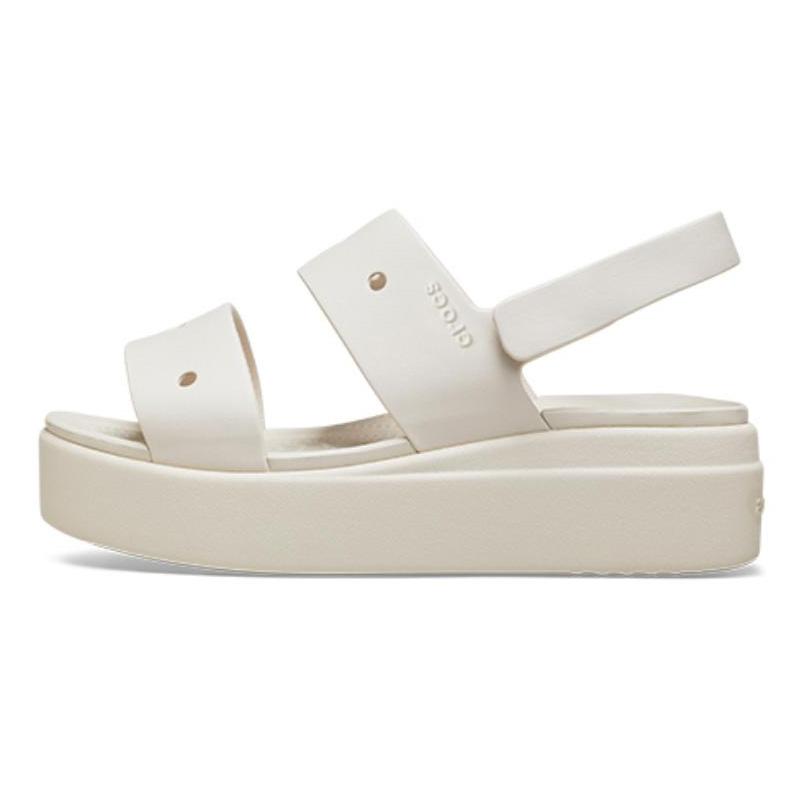 Crocs Beach Sandals Women s White Gray 210676-160 36-37