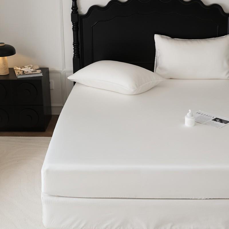 60S Tencel Bed Skirt Cover Single Piece Lightweight Luxury Cool Touch Mattress Protector