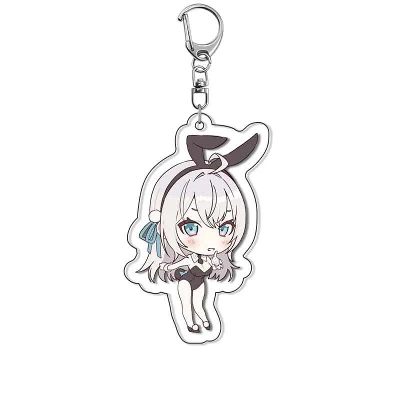 1pc Anime Sometimes Hides Her Feelings in Russian Cartoon Keychain Masachika Alisa Yuki Suou Bag Tag