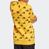 adidas Sweatshirt YB ID TP FZ HD Knitted Fabric Sports Fleece Lined Hooded Yellow Teenagers ED6403