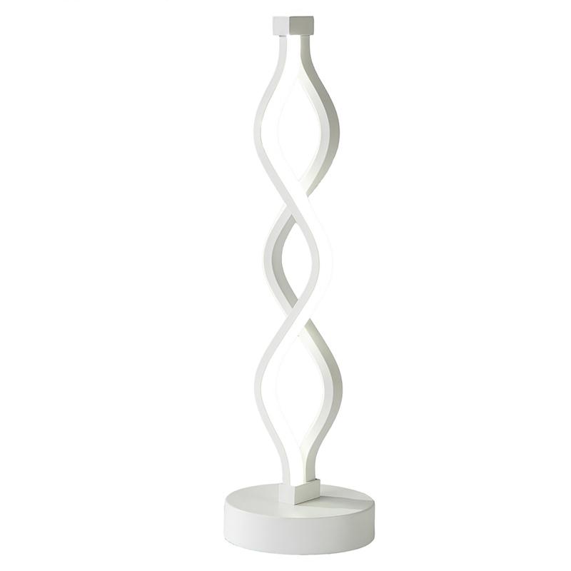 Spiral LED Table Lamp Bedroom Bedside Lamp Small Night Light for Home Study Decor Desk Lamp EU/US/AU/UK Plug