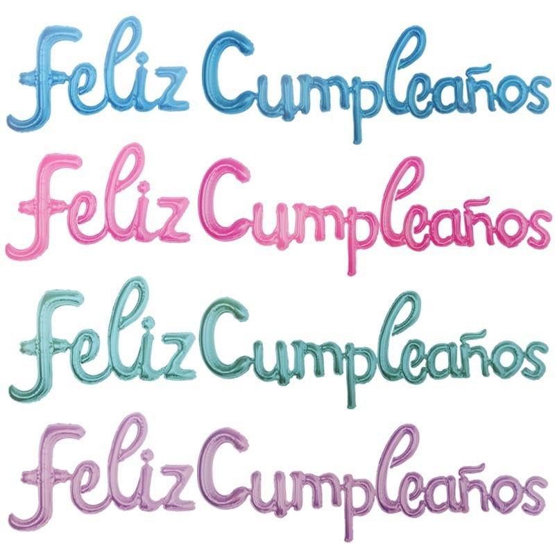 16 Inch Happy Birthday Letter Set Happy Birthday Aluminum Film Balloon Pendant Aluminum Foil Ball Celebration