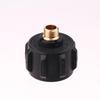 1Pc Qcc1 Propane Refill Adapter With Nut And 1/4" Npt Male Pipe Thread For Tank Bbq,Camping,Outdoor Cooking,Heating