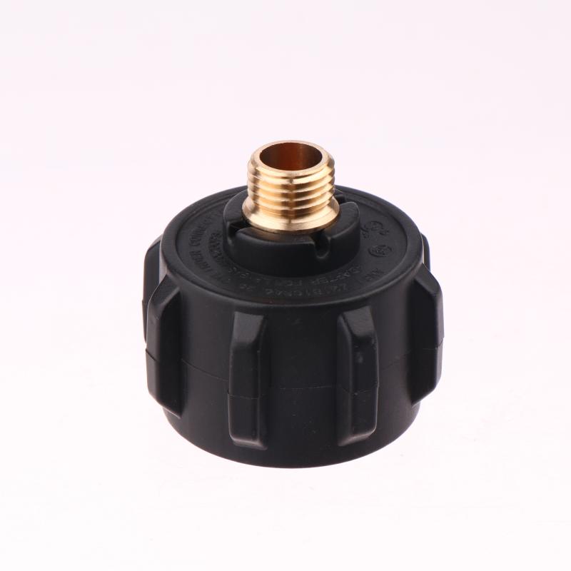 1Pc Qcc1 Propane Refill Adapter With Nut And 1/4" Npt Male Pipe Thread For Tank Bbq,Camping,Outdoor Cooking,Heating