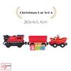 Battery Operated Action Locomotive Train Magnetic Connection Powerful Train Set Fit for Wooden Trains and Tracks Kids Gifts