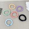 Neues gewebtes Gummiband Haargummi Damen vielseitig hochelastisch zum Zusammenbinden der Haare Pferdeschwanz Kopfseil geeignet für Mädchen Haaraccessoires