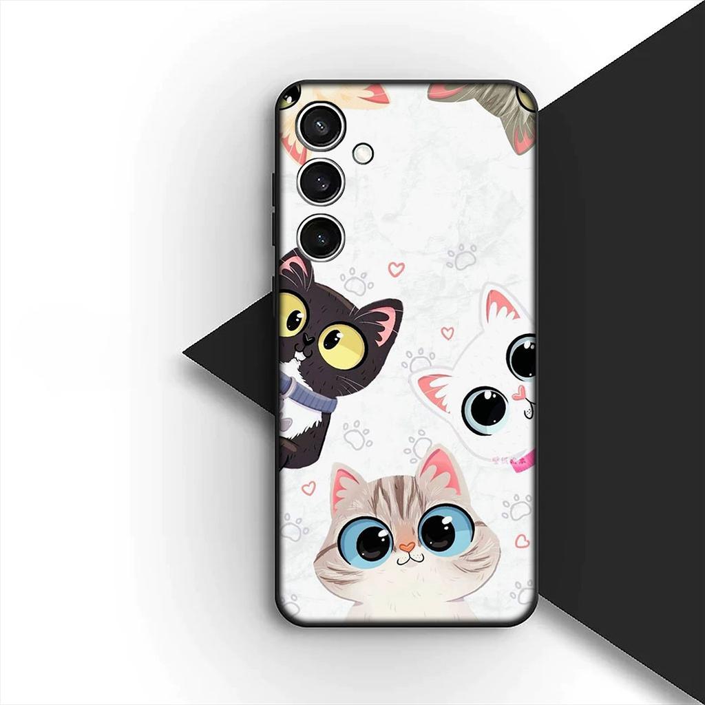 Cover for Xiaomi Redmi Note 12 11 10 A3 Pro 10A 10C 12C Note12 5G 4G Casing Silicone Phone Case Comics Meow Kitten Cat