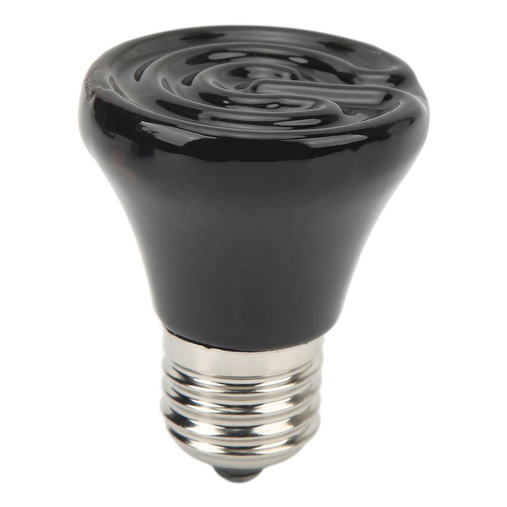 Ceramic Reptile Heat Lamp Bulb Mini Infrared Heat Ceramic Amphibian Heating Lamp for Lizards Reptiles 220V‑240V