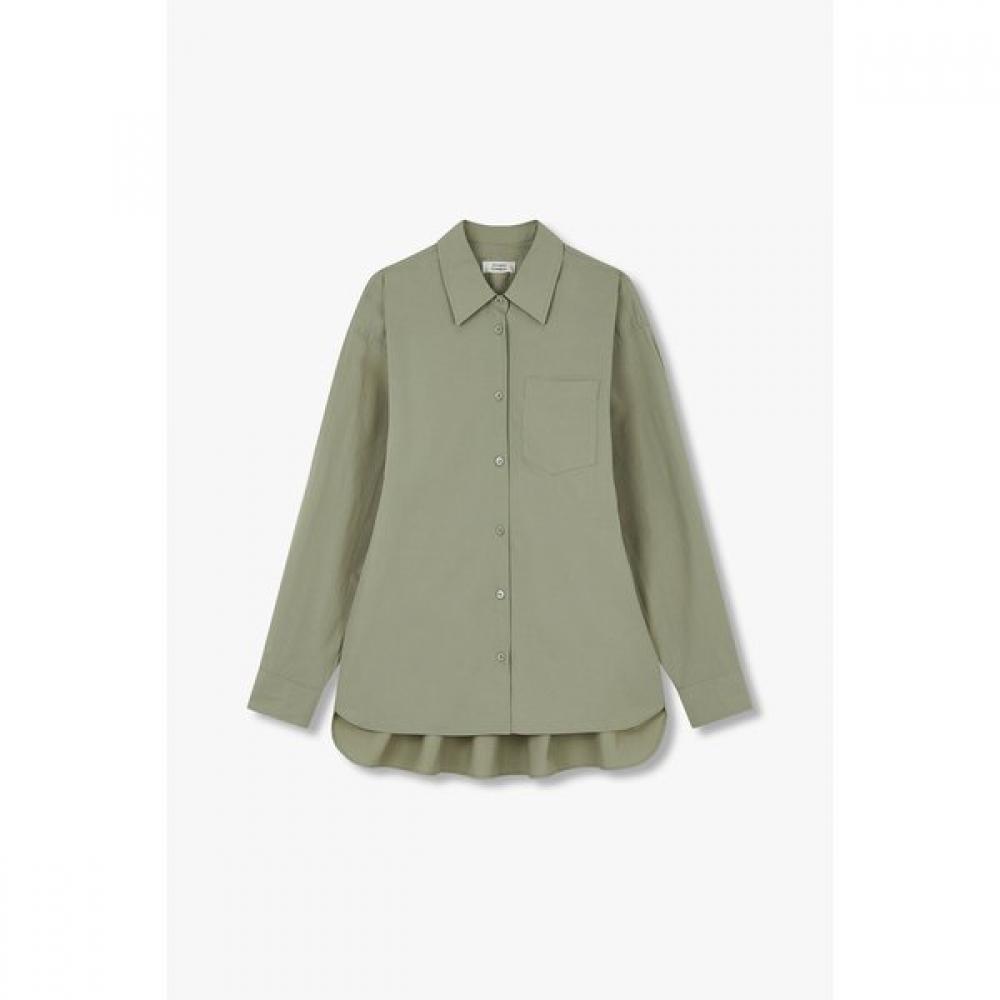 Studio Tomboy Oversized Shirt With Back Button Detail  9105121101 