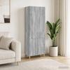 Cabinet Set 2 pcs Sonoma Grey Wood Material