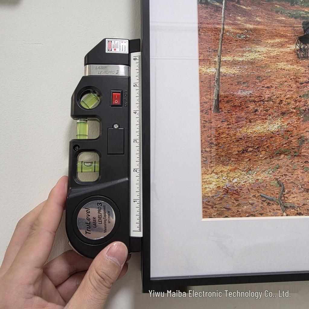 LV03 Infrared Laser Level: Cross-Line, Horizontal & Vertical Marker
