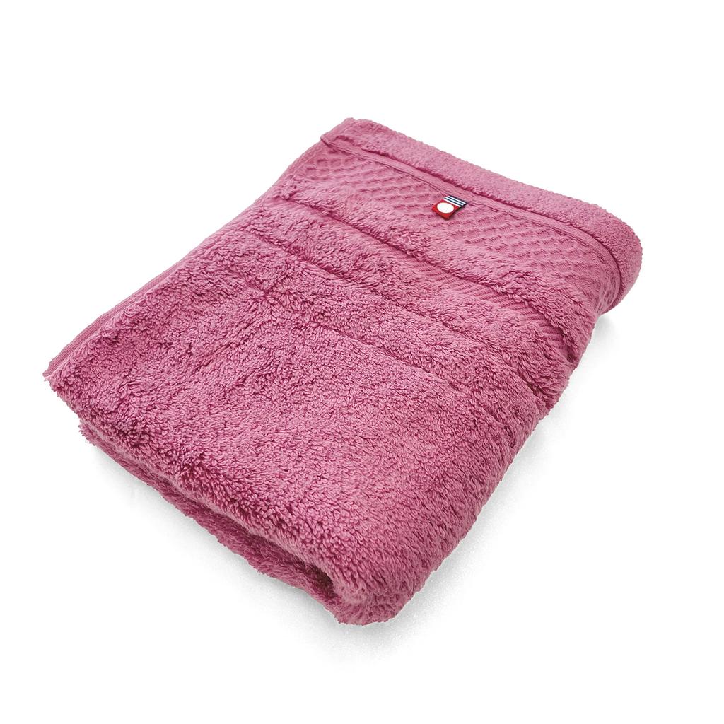 KURUMI Imabari Made in Made in Imabari Bath Towel, Fluffy, Thick, Soft, Japan, (Pink, Towel)