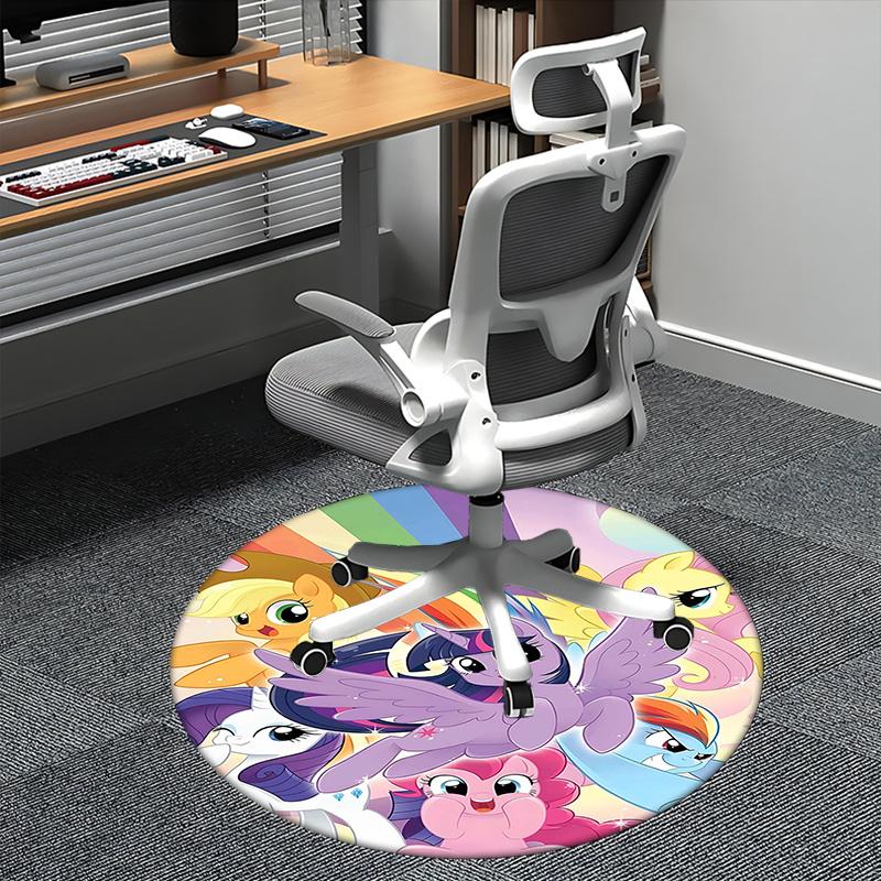 

My Little Pony,Friendship Is Magic Chair mat Round Rug Office carpet, Non slip, Suitable for Living Rooms, Bedrooms Decor 1205552a 80cm by 80cm