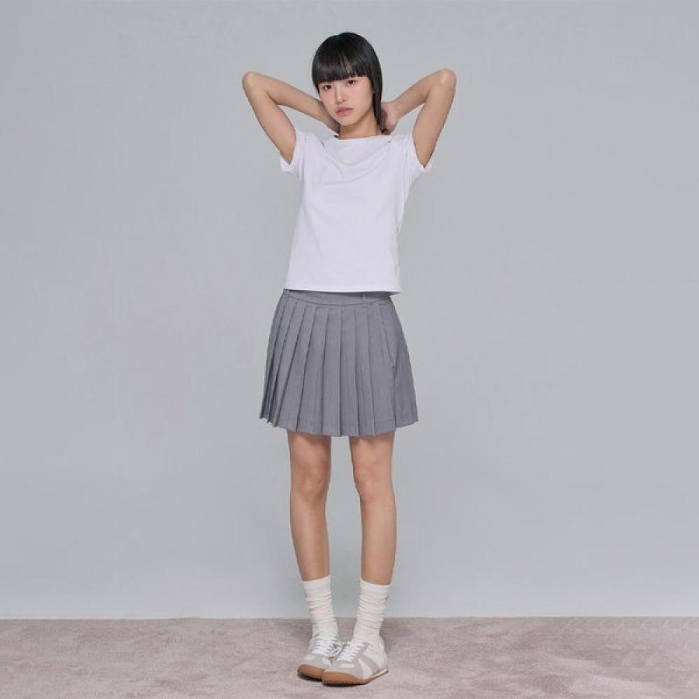 Playboo Cooling Denim Like Skirt Light Grey L