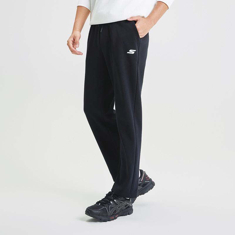 Skechers Simple Comfortable Fashion Loose Outdoor Sports Fitness Casual Pants Unisex Pants Black P225U100-01TS