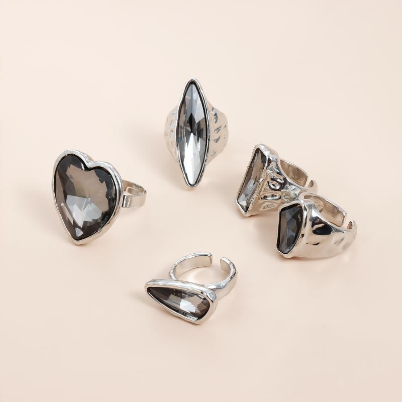 Minimalist  Open Ring For Women Korean  Geometry Adjustable Knuckle Ring Party Jewelry Lady Gift