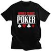 T-shirt Personnalisé Mode World Series Of Poker Homme Manches Courtes T-shirts Décontractés T-shirt Oversize Cadeau