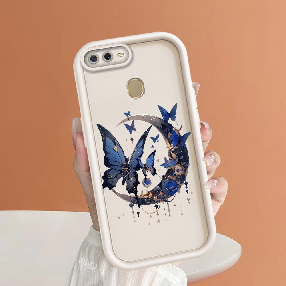 Soft Silicone Square Ladders Cartoon Pattern Full Cover Camera Protection Shockproof Case for OPPO Reno Realme OnePlus