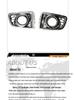 Compatible with 2010 Land Rover Range Rover Autobiography Ultimate Chrome Fog Light Trim LR023703 LR023704