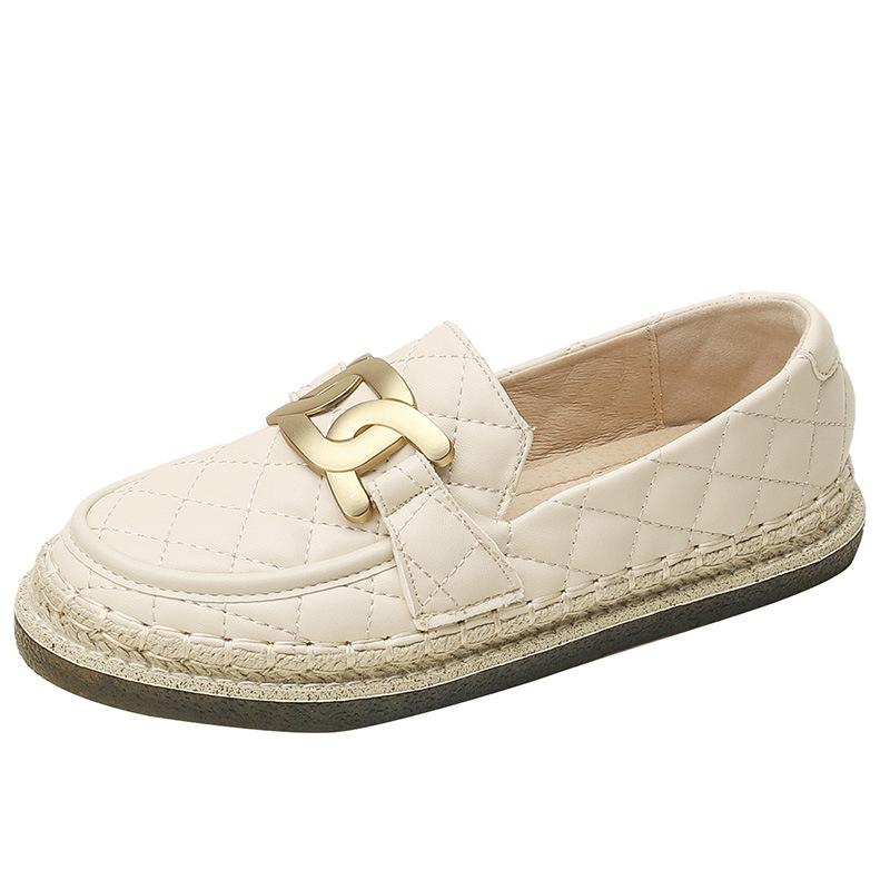 Fisherman Shoes Women's 2025 New Non-slip Flat-soled Thick-soled One-pedal Lazy Loafers