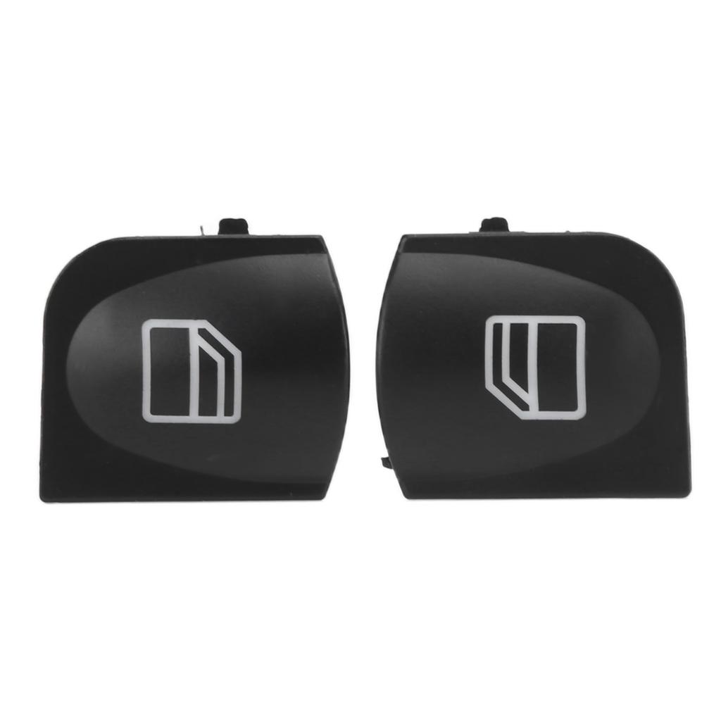 1 Pair Window Switch Button Covers Caps 2038200110 Replacement for MercedesBenz CClass W203 C230