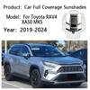 Car Sun Shades For Toyota RAV4 XA50 MK5 2019-2024 2023 Sunshade Full Covers Windshield Blackout Anti UV Visors Auto Accessories