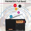 SIHUADON Portable High Easy Japanese Instruction Manual Included D-808 Radio, FM/AM/SW/LW/Air Band, SSB/BCL/DSP/RDS, Sensitivity, Compact,