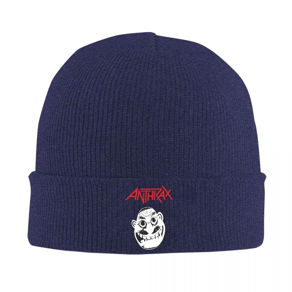Anthrax Band Knit Hat Beanie Winter Hats Warm Hip Hop Cap Men Women