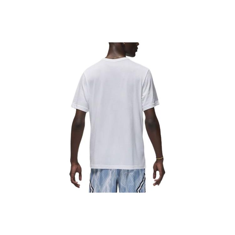Jordan Dri-FIT Sport Solid Logo Crew Neck Short Sleeve T-Shirt Men tops White FN5829-100