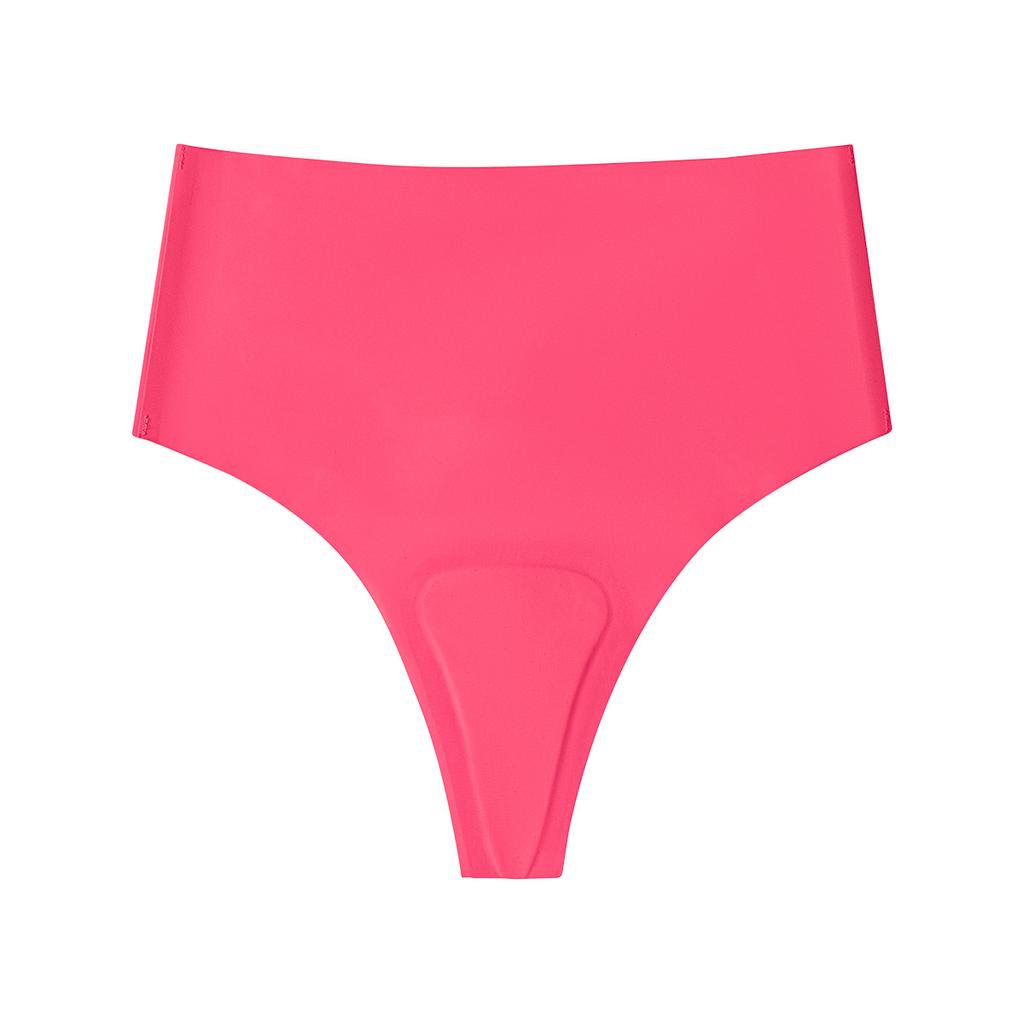 Plus Size Ladies' New Spring Summer Sports Yoga Anti-embarrassment Silk Soft Seamless High Waist Underwear