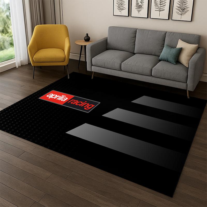 

Racing Car A-Aprilia Logo Moto Carpet Rug for Playroom Bedroom Living Room Sofa Home Decor,kid Game Area Rug Non-slip Floor Mat 40x60cm