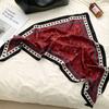 Cashew flower silk scarf new trend bag headscarf headband neck protector scarf scarf small shawl triangle scarf fart curtain