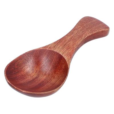 10 peças Poon de madeira cabo curto boca larga leite em pó tempero colher utensílio de cozinha