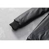 Embroidery Patches Baseball Jackets Genuine Cowhide Leather Jacket Men Motorcycle Biker Coats Autumn Mens Coat